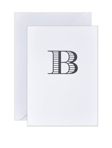 B - Alphabet Greeting Card