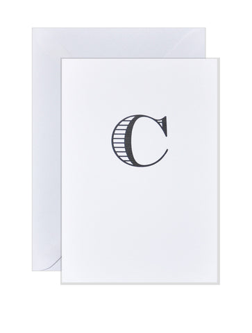 C - Alphabet Greeting Card