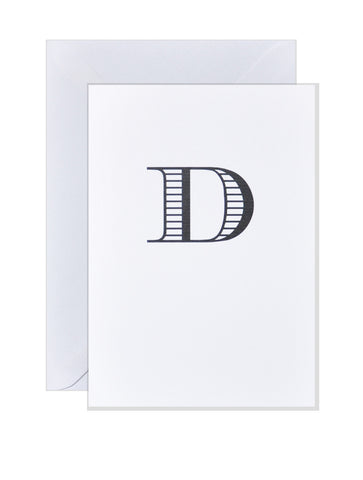 D - Alphabet Greeting Card