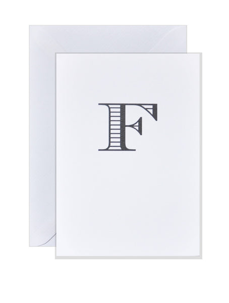 F - Alphabet Greeting Card