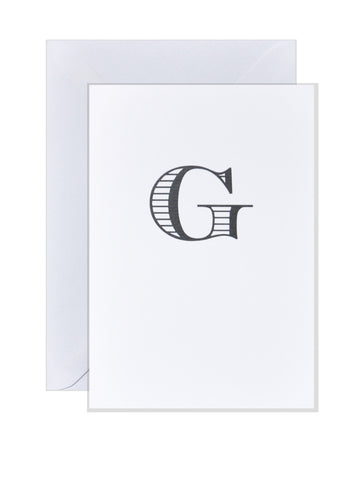 G - Alphabet Greeting Card