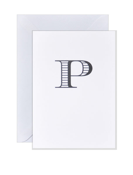 P - Alphabet Greeting Card