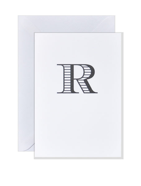 R - Alphabet Greeting Card