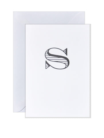 S - Alphabet Greeting Card