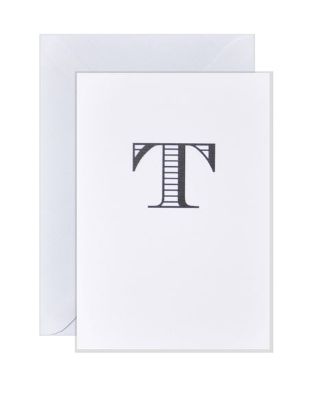 T - Alphabet Greeting Card