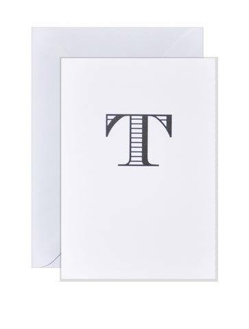 T - Alphabet Greeting Card