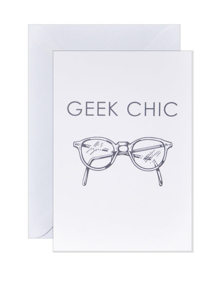 Geek Chic - Greeting Card