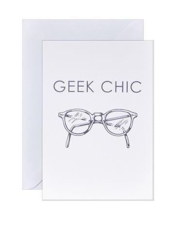Geek Chic - Greeting Card