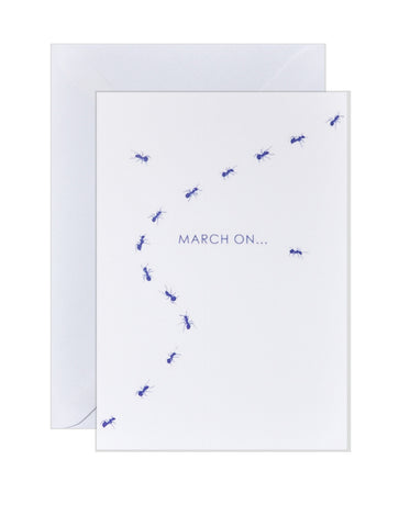 March On - Greeting Card