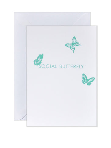 Social Butterfly - Greeting Card