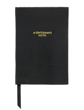 A Gentleman's Notes - Black Notebook