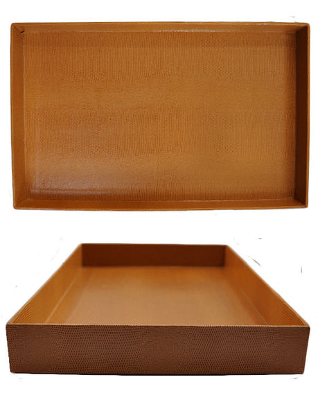Desk Tray - Cognac Medium