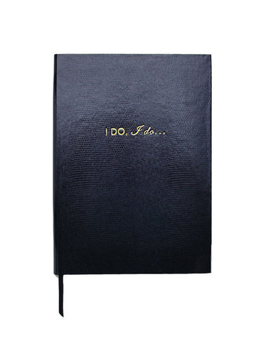 I Do, I Do Notebook Navy