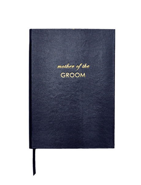 Mother of the Groom Notebook Navy